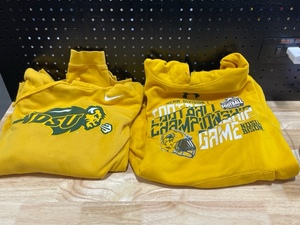 lot 35 image: NDSU Hoodies Under Armour and Nike
