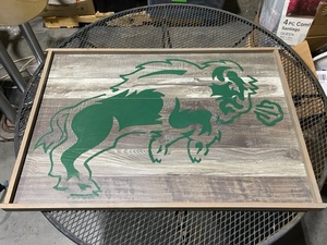 lot 58 image: NDSU Bison Wall Decor