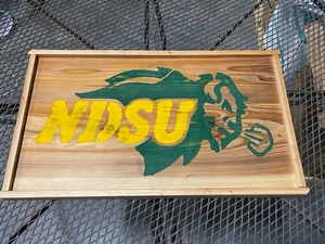 lot 59 image: NDSU Bison Wall Decor