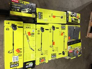 Lot of Assorted Ryobi Lawn Care and Power Tool Items Various Models and Conditions Customer Returns See Pictures