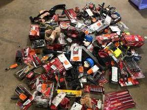Gaylord of Hand Tools and Hardware Items Various Models and Conditions  Customer Returns See Pictures