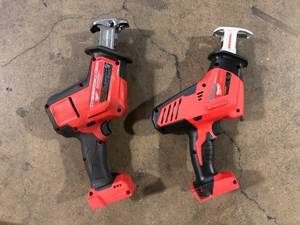 Lot of 2 Milwaukee M18 FUEL 18V Lithium-Ion Brushless Cordless HACKZALL Reciprocating Saw (Tool-Only) Customer Returns See Pictures