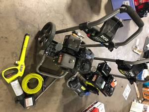 Lot of 2 Assorted Ryobi Pressure Washer Various Conditions Unable to be Tested  Customer Returns See Pictures
