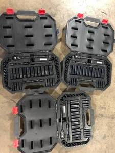 Lot of Assorted Tool Sets Various Sizes and Conditions   Customer Returns See Pictures