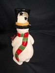 lot 544 image: Snowman Tea Light Candle Holder