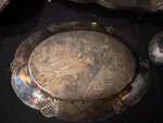 lot 642 image: Variety of Silver Plated Serving Pieces