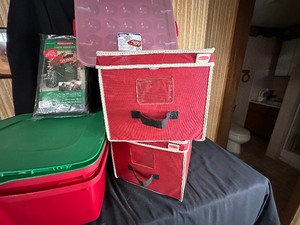 lot 345 image: Holiday Storage Containers