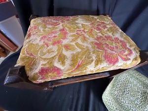 lot 359 image: Antique Upholstered Foot Stool