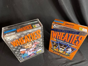lot 414 image: 1994 Wheaties NFL 75th Anniversary Edition and Wheaties Super Bowl 30th Anniversary Collectors Edition - Both in Protective Boxes