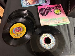 Variety of 45 RPM Vinyl Records