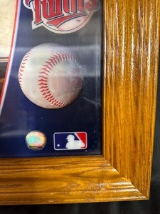 lot 448 image: Minnesota Twins Framed 20 x 24