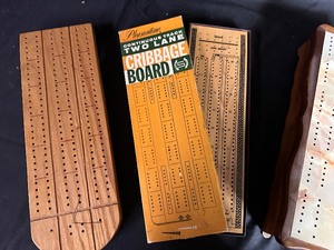 lot 477 image: Three Cribbage Boards