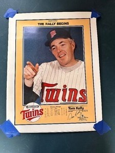 lot 479 image: Authentic Minnesota Twins Power Posters 9 in Total in Good Condition - 20x15