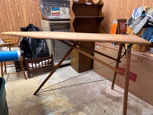 lot 385 image: Vintage Wood Ironing Board
