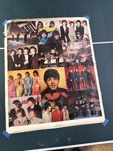lot 394 image: Vintage Beatles Apple Corp Poster