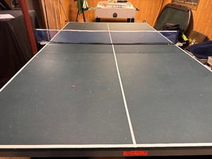 lot 396 image: Folding Ping-Pong Table with Accessories