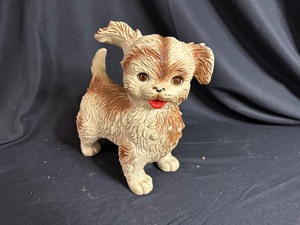 lot 401 image: Vintage Edward Mobley Squeaky Rubber Dog with Sleepy Eyes
