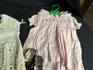 lot 409 image: Vintage Baby Dresses