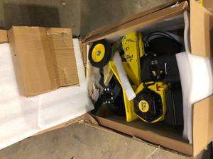 Champion Power Equipment 22 in. 212cc 4-Stroke Gas Garden Front Tine Tiller with Forward and Reverse Customer Returns See Pictures