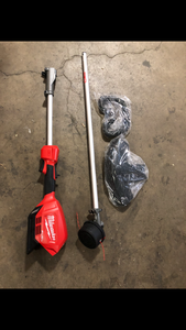 Milwaukee M18 FUEL 18V Lithium-Ion Brushless Cordless String Trimmer with QUIK-LOK Attachment Capability TOOL ONLY Customer Returns See Pictures