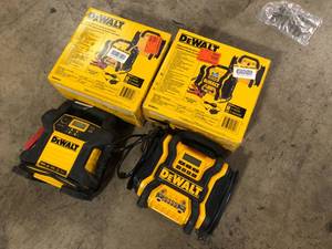 Lot of Assorted Dewalt Portable Power Stations Various Sizes and Conditions Customer Returns See Pictures