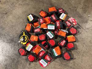 Lot of Assorted Milwaukee Tape Measures   Customer Returns See Pictures