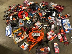 Lot of Assorted Hand Tools and Hardware Various Models and Conditions   Customer Returns See Pictures