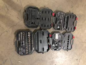 Lot of Assorted Mechanics Tool Sets Various Sizes and Conditions  Customer Returns See Pictures