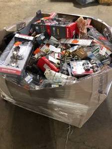 Pallet of Assorted Door Locks and Handles Various Models and Conditions   Customer Returns See Pictures