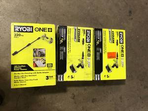 Lot of Assorted Ryobi Power Cleaner Various Sizes and Conditions Customer Returns See Pictures