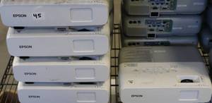 (5) Epson Powerlite 84 Projectors
