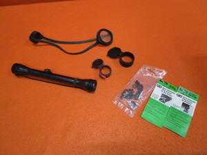 lot 27 image: Weaver K4-C3 Scope, Sling Swivels, Scope Protectors
