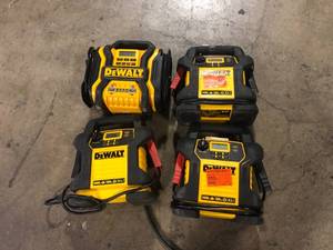 Lot of Assorted Dewalt Portable Power Stations Various Sizes and Conditions Customer Returns See Pictures