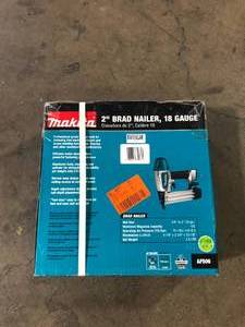 Makita Pneumatic 18-Gauge 2 in. Brad Nailer Customer Returns See Pictures