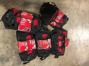 Lot of Husky 18 in., 15 in. and 12 in. Tool Bag Combo Customer Returns See Pictures