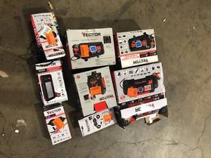 Lot of Assorted Vector Portable Power Stations Various Sizes and Conditions   Customer Returns See Pictures