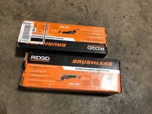 Lot of 2 RIDGID 18V Brushless Cordless Oscillating Multi-Tool (Tool Only) Customer Returns See Pictures