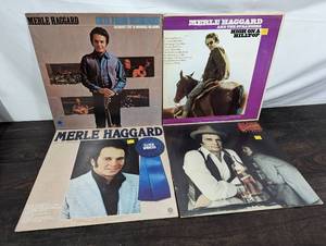 Four Merle Haggard Records