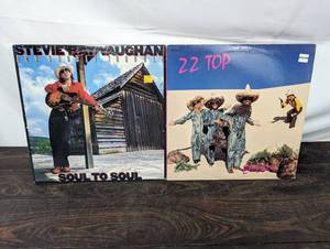 ZZ Top Record And Stevie Ray Vaughn Record