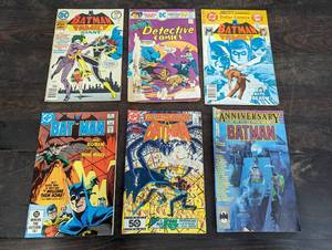 lot 24 image: Six DC Batman Comics
