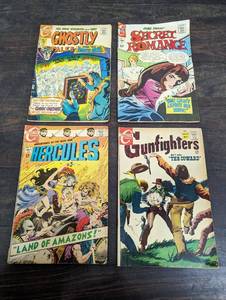 lot 32 image: Four Charlton Comics