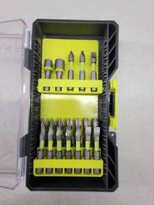 lot 68 image: Ryobi 19 Piece Bit Set - NEW