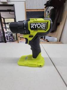 lot 89 image: RYOBI ONE HP 18V Brushless Cordless Compact 12 in. DrillDriver (Tool Only), Out of Box, NEW, WORKS