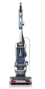 lot 78 image: Shark AZ3002 Stratos Upright Vacuum with DuoClean PowerFins, HairPro, Powered Lift-Away, Self-Cleaning Brushroll, & Odor Neutralizer Technology, Navy - NEW, WORKS