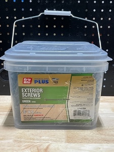 lot 17 image: Grip Rite 25 Pound Bucket 3 Exterior Wood Screws