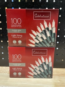 lot 26 image: 2 Strings of 100 Christmas Lights