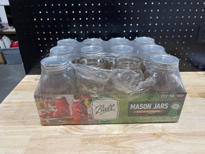 lot 56 image: Mason Quart Jars