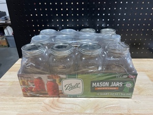 lot 57 image: Mason Quart Jars
