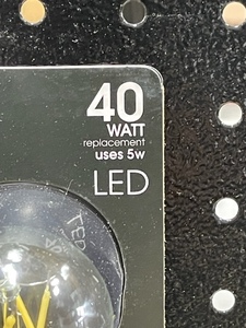 lot 58 image: Feit Electric 40 Watt Daylight LED A15 Bulbs
