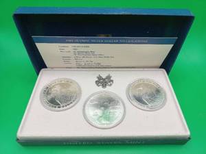 lot 1 image: 1983 Olympic Silver Dollar
